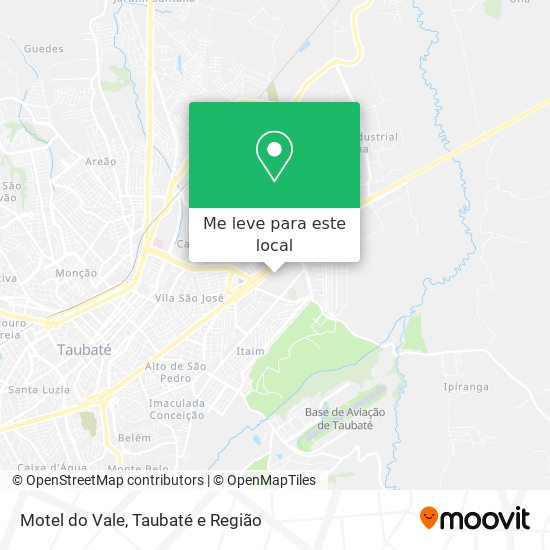 Motel do Vale mapa