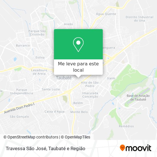Travessa São José mapa