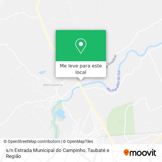 s / n Estrada Municipal do Campinho mapa