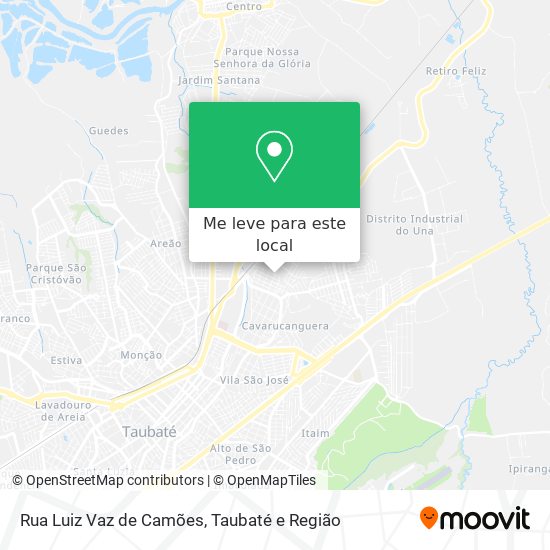 Rua Luiz Vaz de Camões mapa