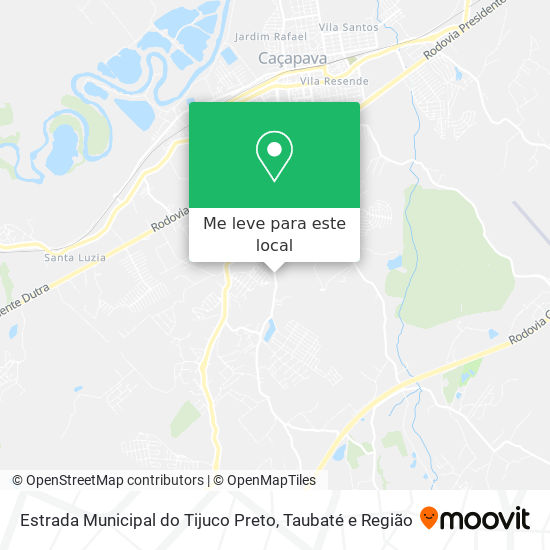 Estrada Municipal do Tijuco Preto mapa