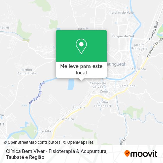 Clínica Bem Viver - Fisioterapia & Acupuntura mapa