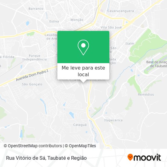 Rua Vitório de Sá mapa