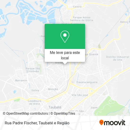 Rua Padre Fischer mapa