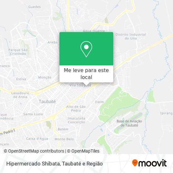 Hipermercado Shibata mapa