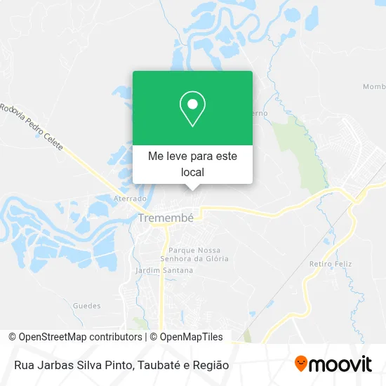 Rua Jarbas Silva Pinto mapa
