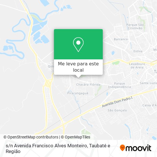 s / n Avenida Francisco Alves Monteiro mapa