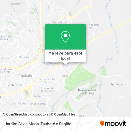 Jardim Silvia Maria mapa