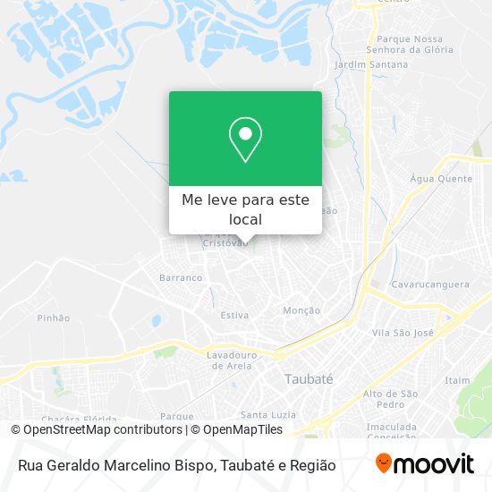 Rua Geraldo Marcelino Bispo mapa