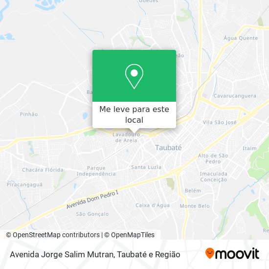 Avenida Jorge Salim Mutran mapa