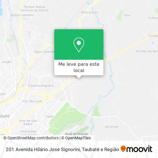 201 Avenida Hilário José Signorini mapa