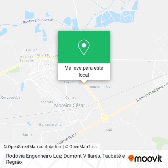 Rodovia Engenheiro Luiz Dumont Villares mapa