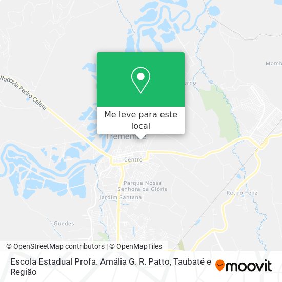Escola Estadual Profa. Amália G. R. Patto mapa