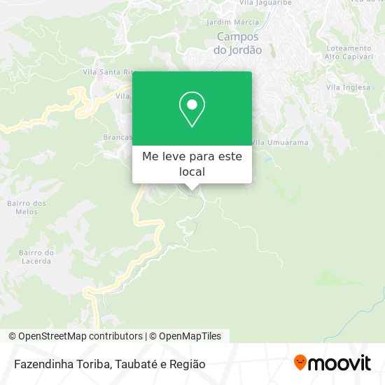Fazendinha Toriba mapa