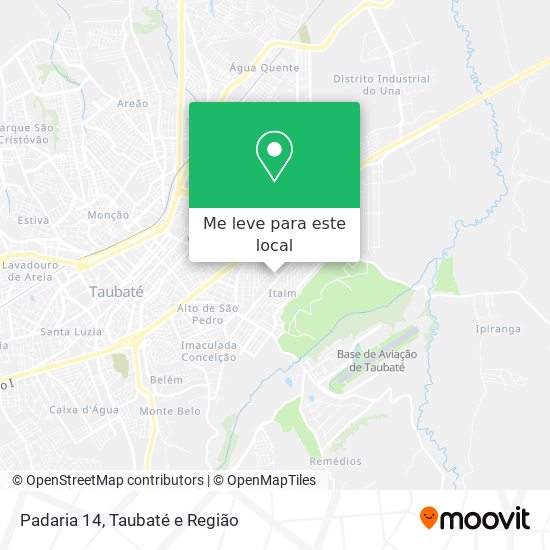 Padaria 14 mapa