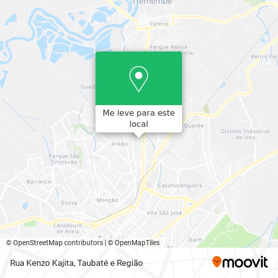 Rua Kenzo Kajita mapa