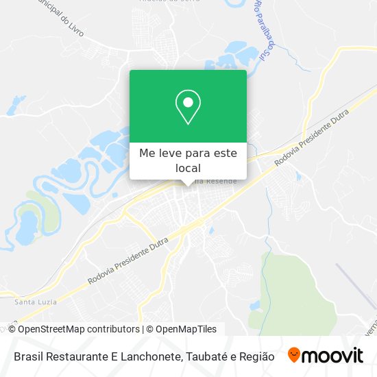 Brasil Restaurante E Lanchonete mapa