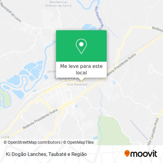 Ki Dogão Lanches mapa