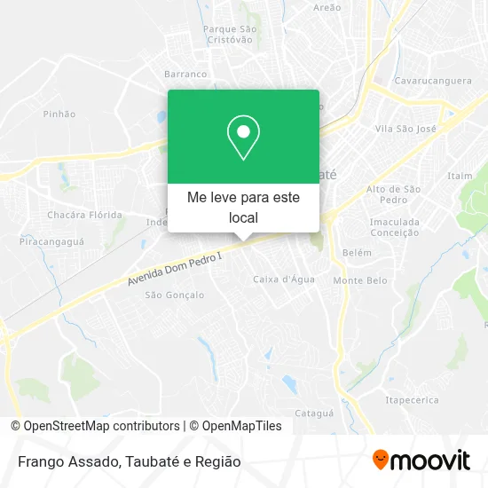 Frango Assado mapa