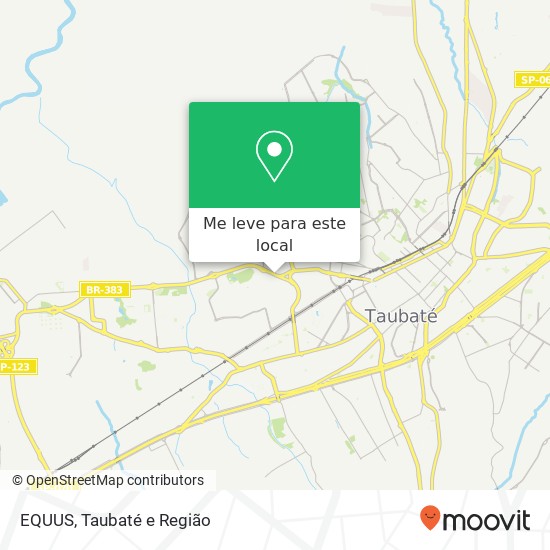EQUUS, Avenida Charles Schnneider Taubaté Taubaté-SP 12040-001 mapa