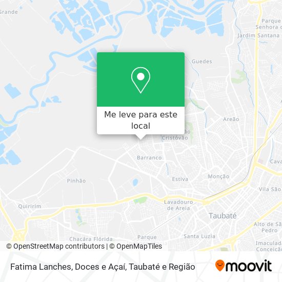 Fatima Lanches, Doces e Açaí mapa