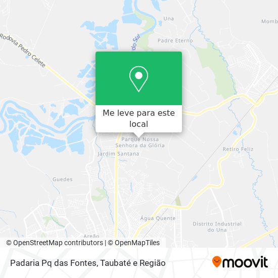 Padaria Pq das Fontes mapa