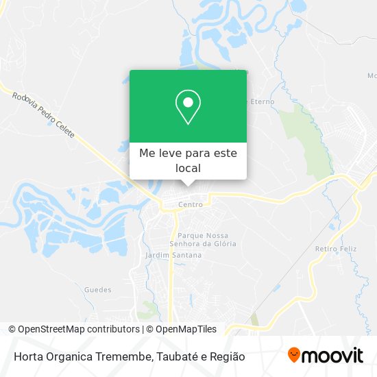 Horta Organica Tremembe mapa