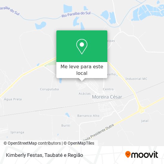 Kimberly Festas mapa