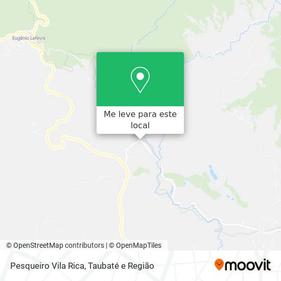 Pesqueiro Vila Rica mapa