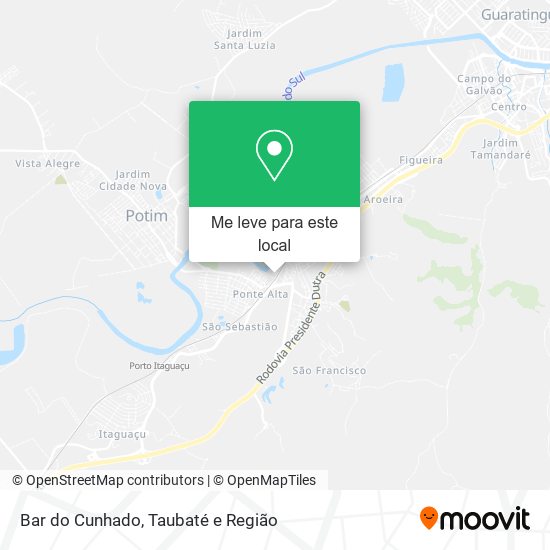 Bar do Cunhado mapa