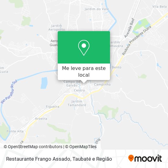 Restaurante Frango Assado mapa