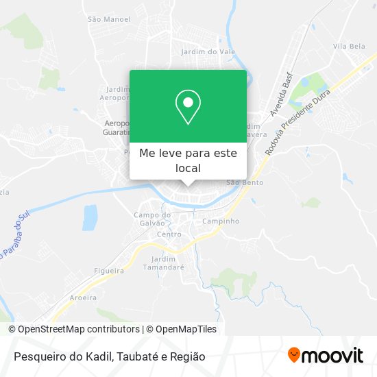 Pesqueiro do Kadil mapa