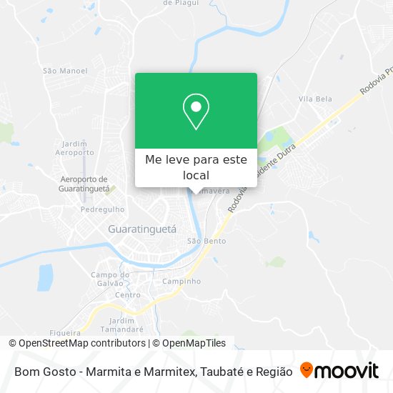 Bom Gosto - Marmita e Marmitex mapa