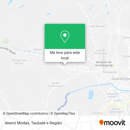 Akemi Modas mapa