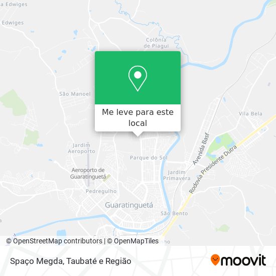 Spaço Megda mapa