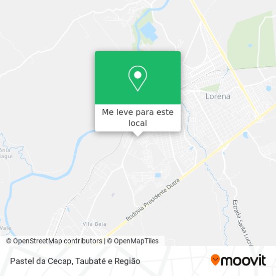 Pastel da Cecap mapa