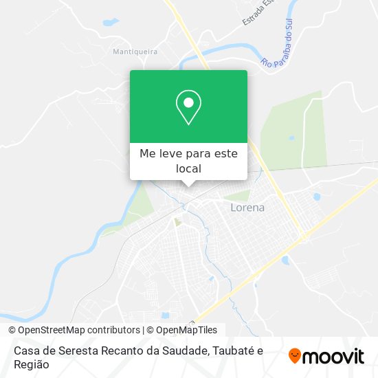 Casa de Seresta Recanto da Saudade mapa