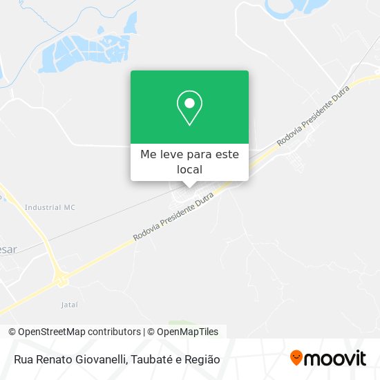 Rua Renato Giovanelli mapa