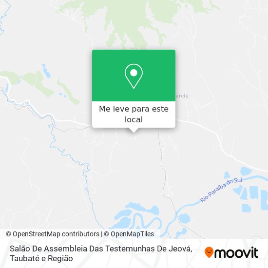 Salão De Assembleia Das Testemunhas De Jeová mapa