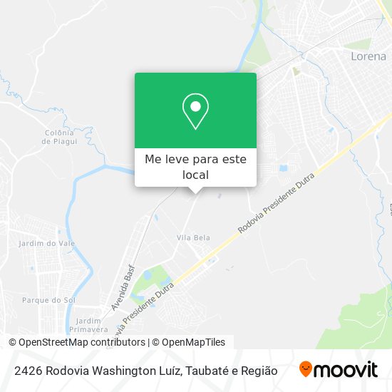 2426 Rodovia Washington Luíz mapa
