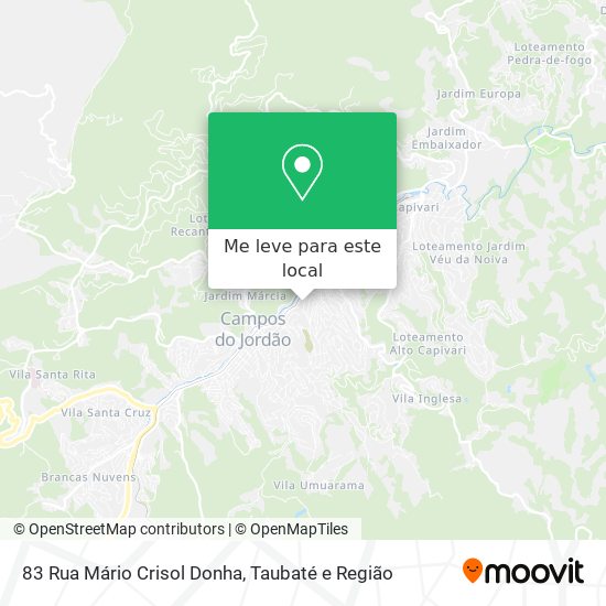 83 Rua Mário Crisol Donha mapa