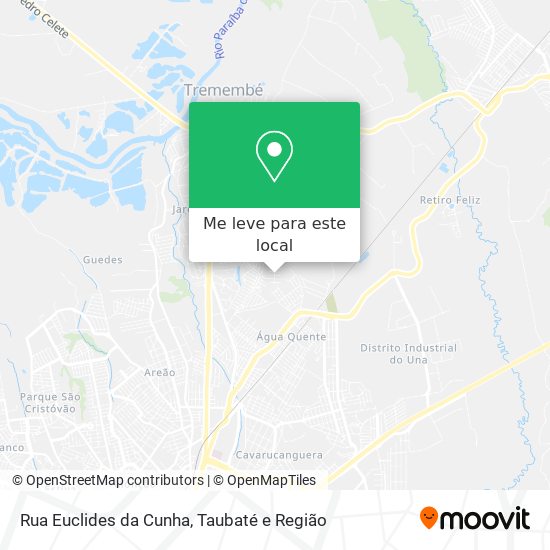 Rua Euclides da Cunha mapa