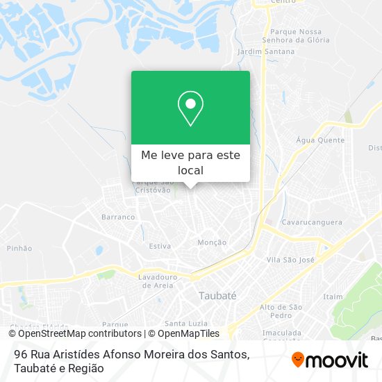 96 Rua Aristídes Afonso Moreira dos Santos mapa