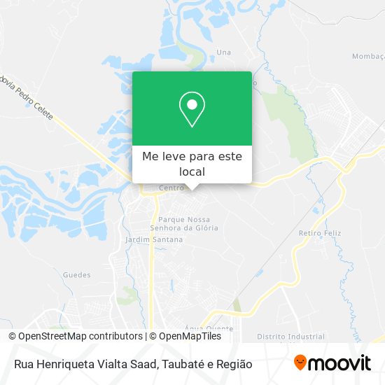 Rua Henriqueta Vialta Saad mapa