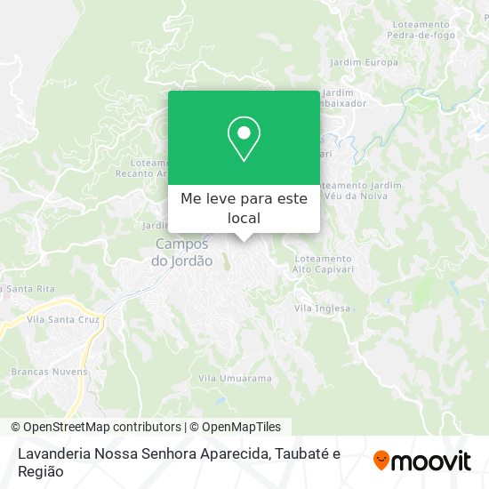Lavanderia Nossa Senhora Aparecida mapa