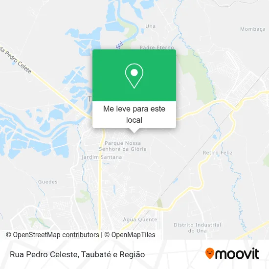 Rua Pedro Celeste mapa