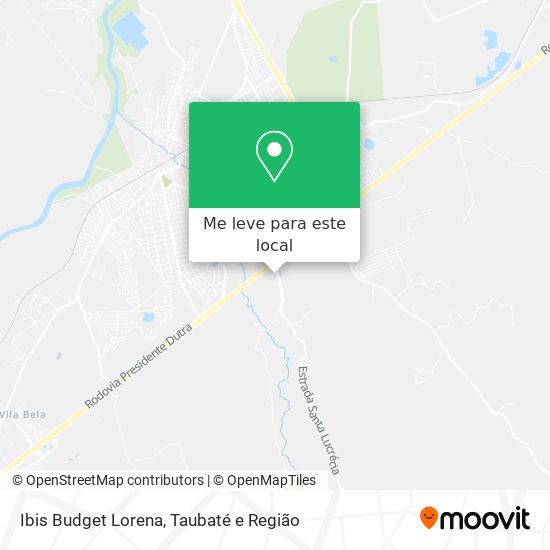 Ibis Budget Lorena mapa