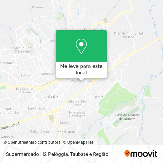 Supermercado H2 Pelóggia mapa