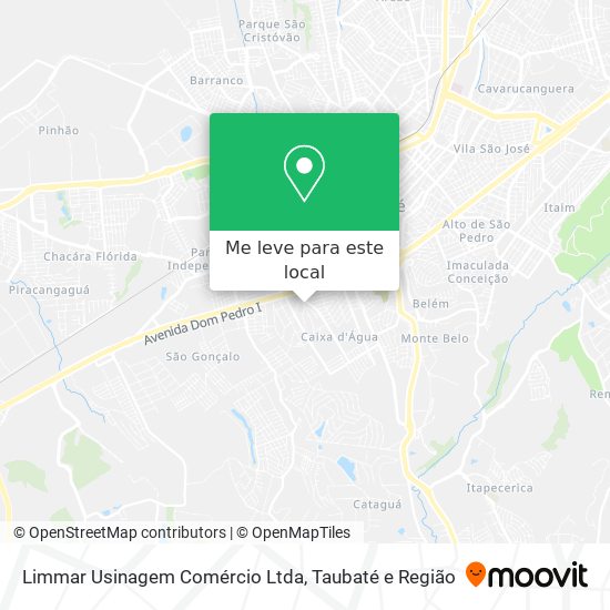Limmar Usinagem Comércio Ltda mapa