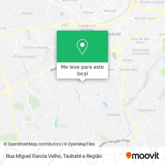 Rua Miguel Garcia Velho mapa